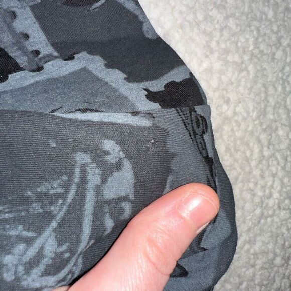 Harley Davidson Smokey Mountains Womens Grey Motorcycle Pattern Tee Size Medium - Picture 6 of 11